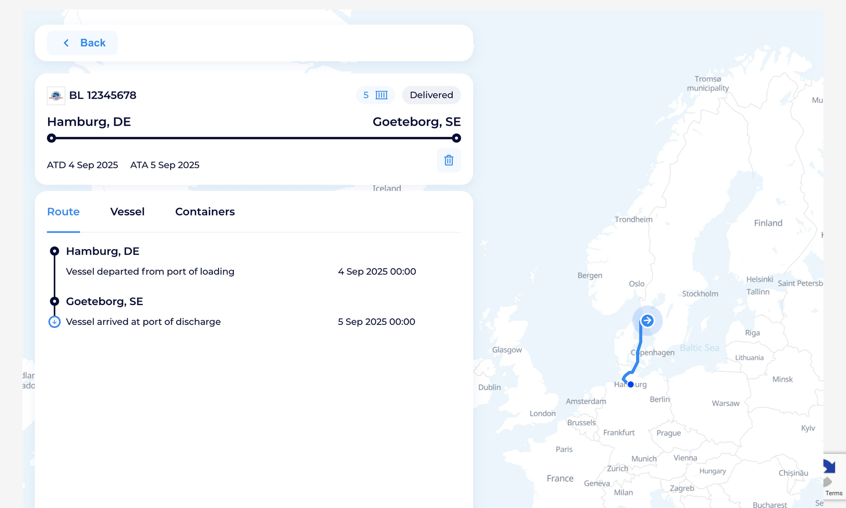 Авто на мапі