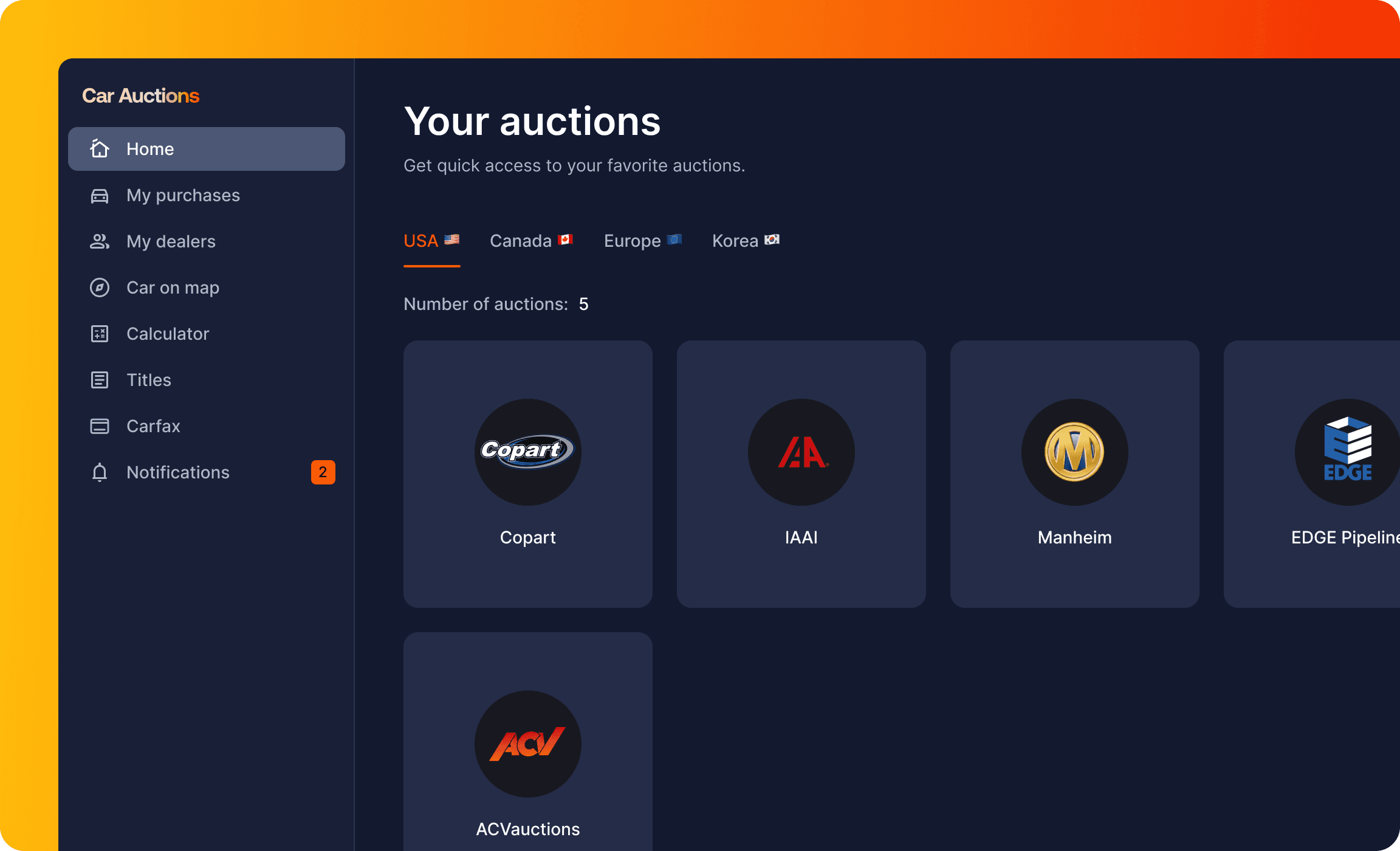 Car Auctions — preview