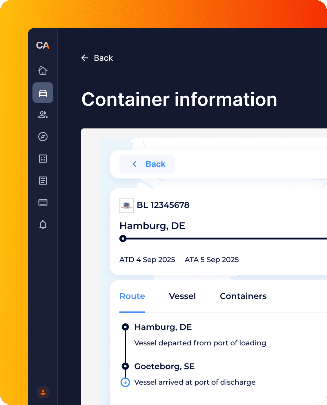Car tracking from USA